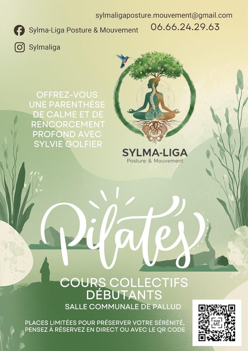 Cours de pilâtes Albertville GOLFIER SYLVIE SYLMA-LIGA POSTURE & MOUVEMENT