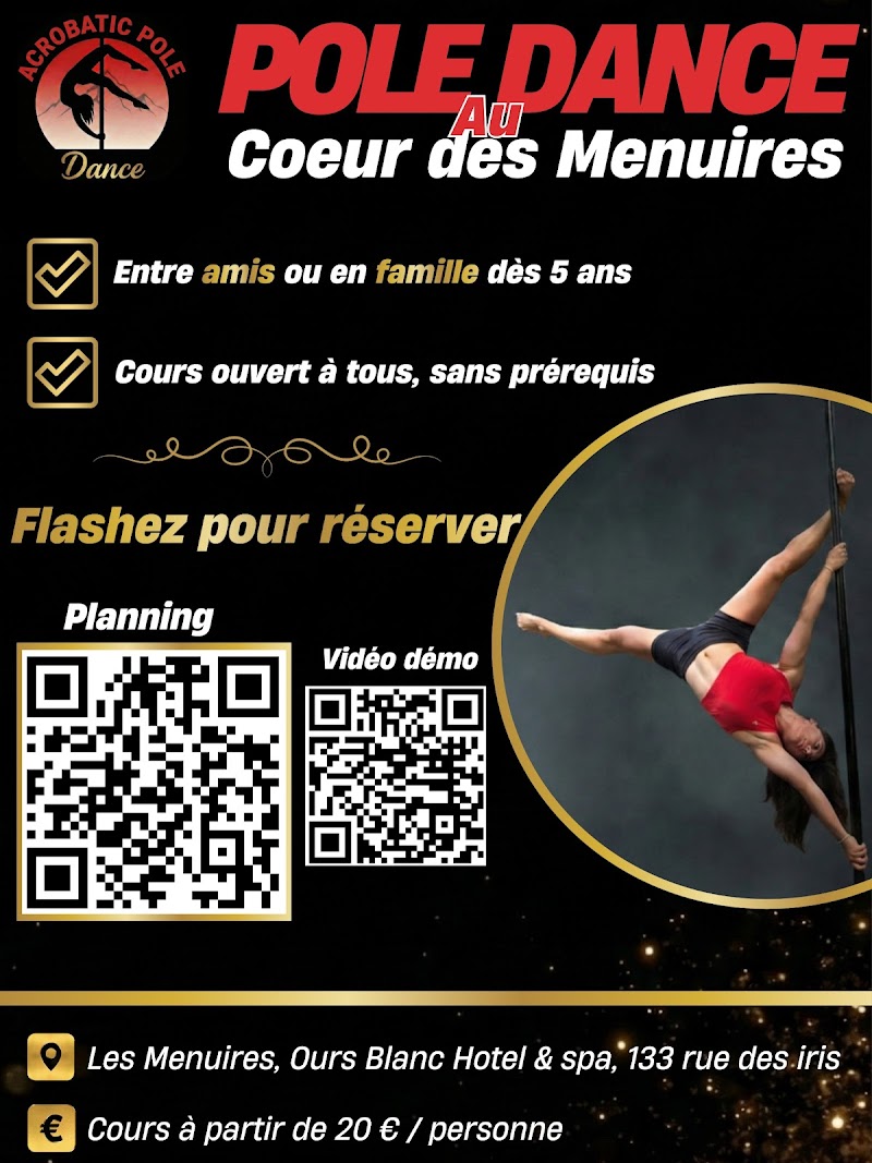 Acrobatic pole dance