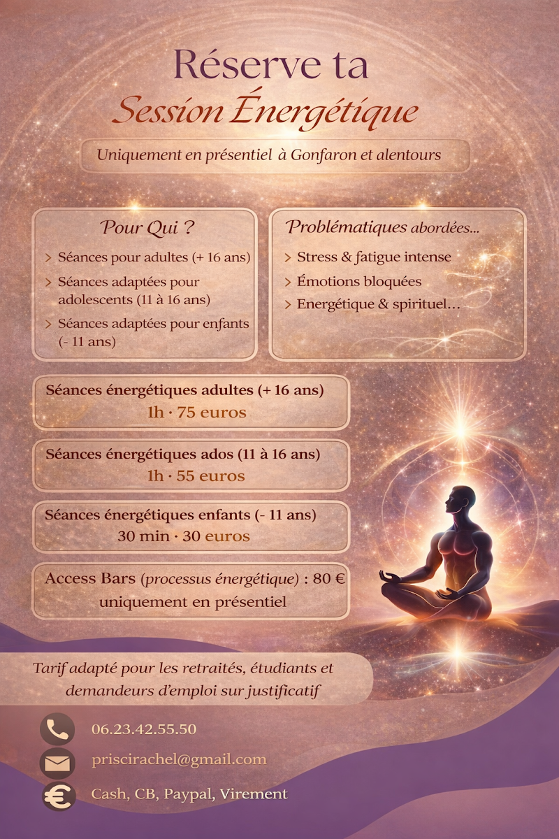 Neveu Priscilla EI, coach personnel et professionnel. Energéticienne.