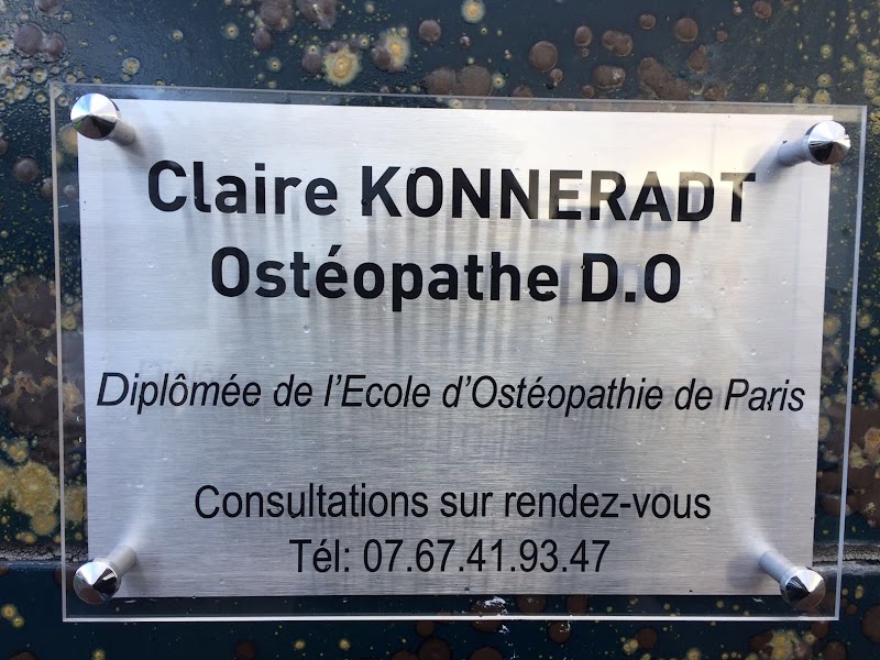 Claire Konneradt Ostéopathe Nazelles-Négron