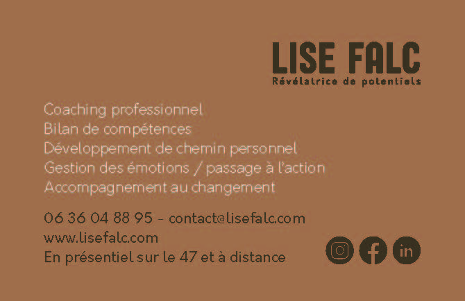 Lise Falc Coach Professionnel & Consultant Bilan de compétences