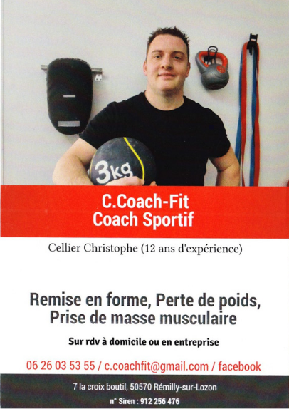 Coach sportif Christophe Cellier