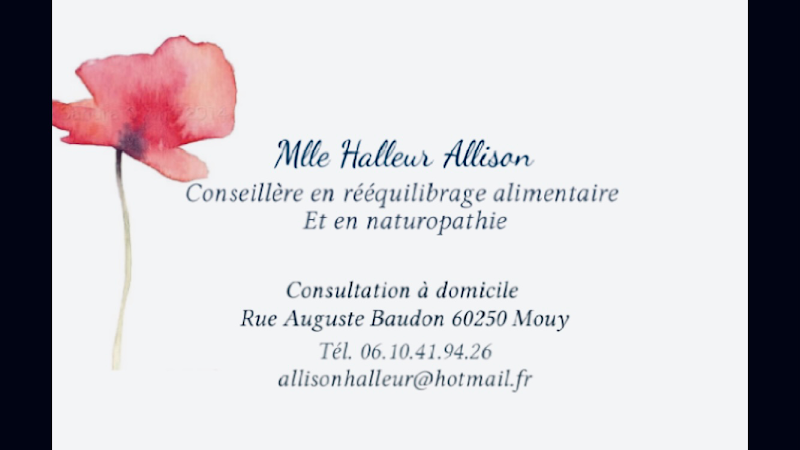 Halleur Allison Conseillère En Rééquilibrage Alimentaire Et En Naturopathie