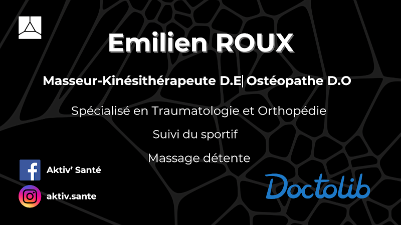 Emilien ROUX - Kinésithérapeute - Ostéopathe