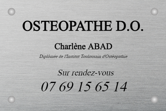 Charlène ABAD - Ostéopathe D.O.